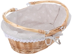Cesta De Picnic Kichouse: Diseño Rústico Y Práctico, Para La Cocina Y Reuniones Familiares. Diseño Elegante. Cesta De