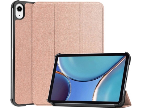 Carcasa Tablet iPad Mini 2021 Book Cover Smart Sleep Rosa