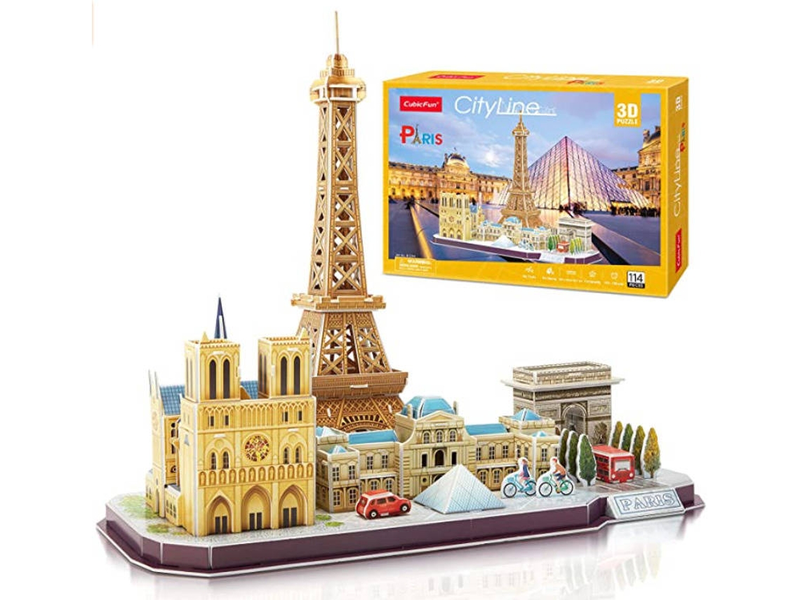 Puzzle 3D T.PLANET SHOP Paris (Edad Mínima: 12 Años - Número Piezas: 114)