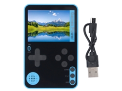 Consola De Juegos Portátil Retro Con Pantalla De 2,4 Pulgadas Y Juegos Integrados Para Niños - Azul