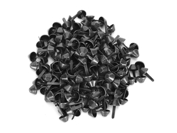 200pcs Flat Feet Studs Accesorios De Manualidades Cuero Estilo Diy A La Óxido Para Bolsos Equipaje Zapatos Y Mano