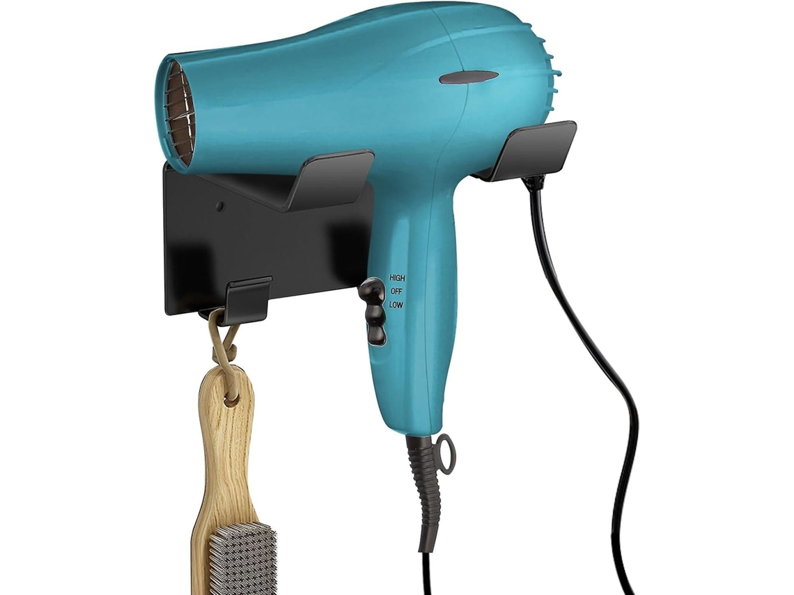 Soporte de pared para secador de pelo eléctrico, acero R GOKOCO
