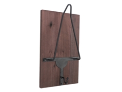 Soporte Para Casco De Motocicleta Con Gancho Para Chaqueta, Estante De Pared, Madera Y Hierro, Para Cascos De Motocicleta Y Bicicleta.
