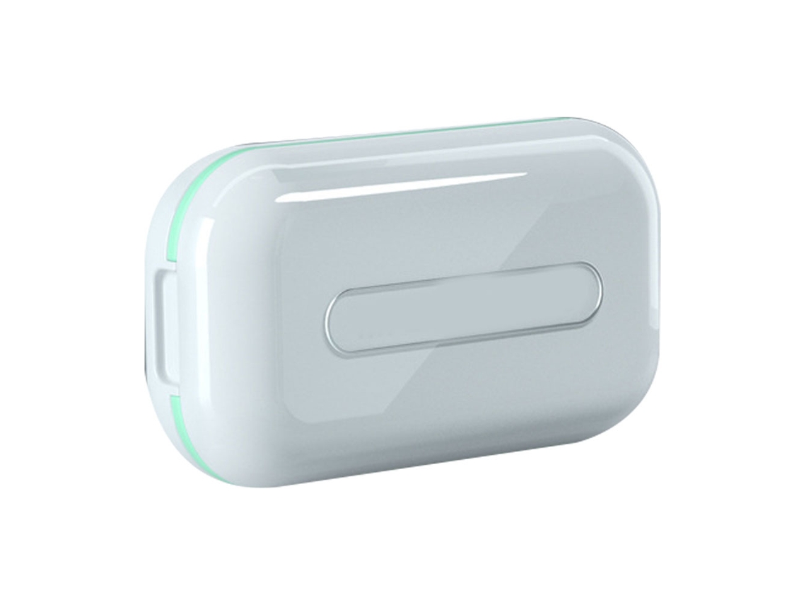 Cortador De Pastillas Con Estuche Hermético Y Pinza Flexible Para El Hogar Y Los Viajes - Blanco