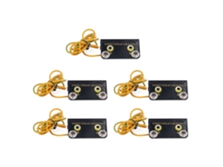 Omni-5 Piezas Conector De Socket De Tierra Para Brazalete Esd Sistema De Puesta A Tierra L Forma Antiestático
