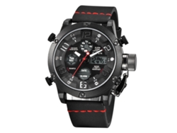 Cinto De Relógio De Couro Genuíno 22mm Com Fivela Para Pulseira (couro Marrom Fivela Preta)