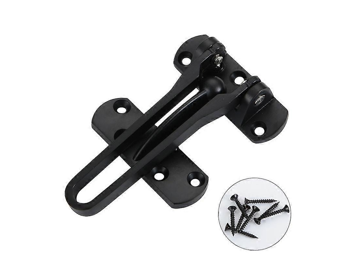 Cadena De Seguridad Para Puerta, Limitador De Puerta Antirrobo (negro) - Yujia