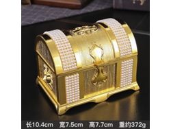 (mediano + Perla) Exquisita Caja De Almacenamiento De Joyas Con Collar De Esmalte
