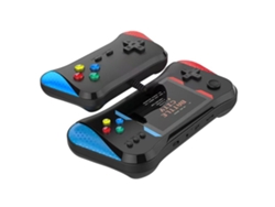 Consola de juegos portátil retro Chrui X7m, 500 en 1 con una gran pantalla de 3,5'' (dos jugadores, color negro)