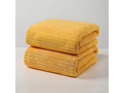 Toalla de pelo de terciopelo para adultos, absorbente, de secado rápido, sin pelusa, con estampado de rayas. Rosewell