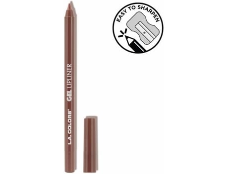 Lápiz de Lábios en Gel L.A. COLORS Lipliner Café (1,5 gr)