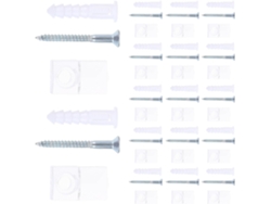 Clips Transparentes Montaje Espejo Sin Marco 4 Mm, Kit 30