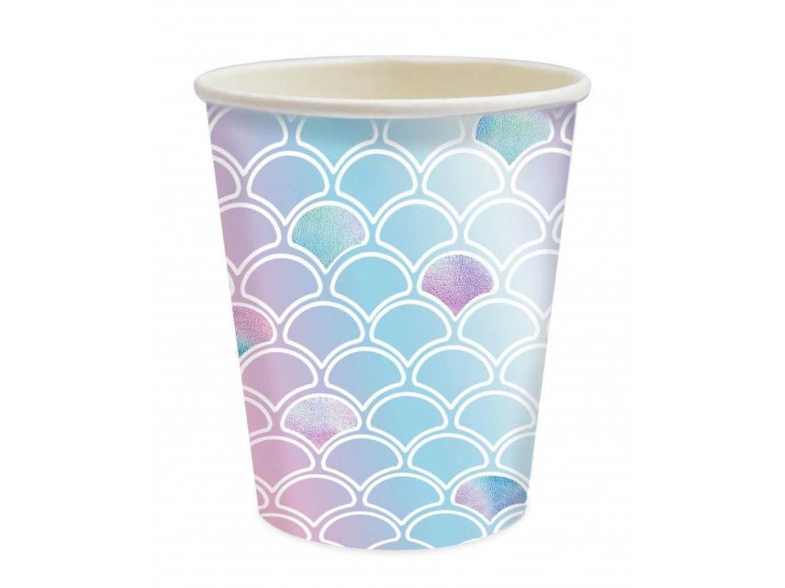 Juego De 8 Tazas - Sirena