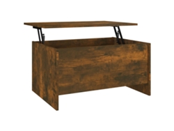 Maison Exclusive - Mesa De Centro Madera Ingeniería Roble Ahumado 80x55,5x41,5 Cm