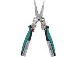Alicates pelacables 23 en 1, herramienta multifuncional para electricistas con probador.