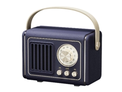 Mini altavoz Bluetooth portátil retro con conectividad inalámbrica Chennnls