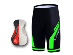 Calção De Ciclismo Masculino, Acolchoado, Secador Rápido