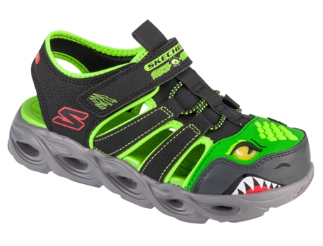 Sandalias de Niño SKECHERS Malla Negro (33)