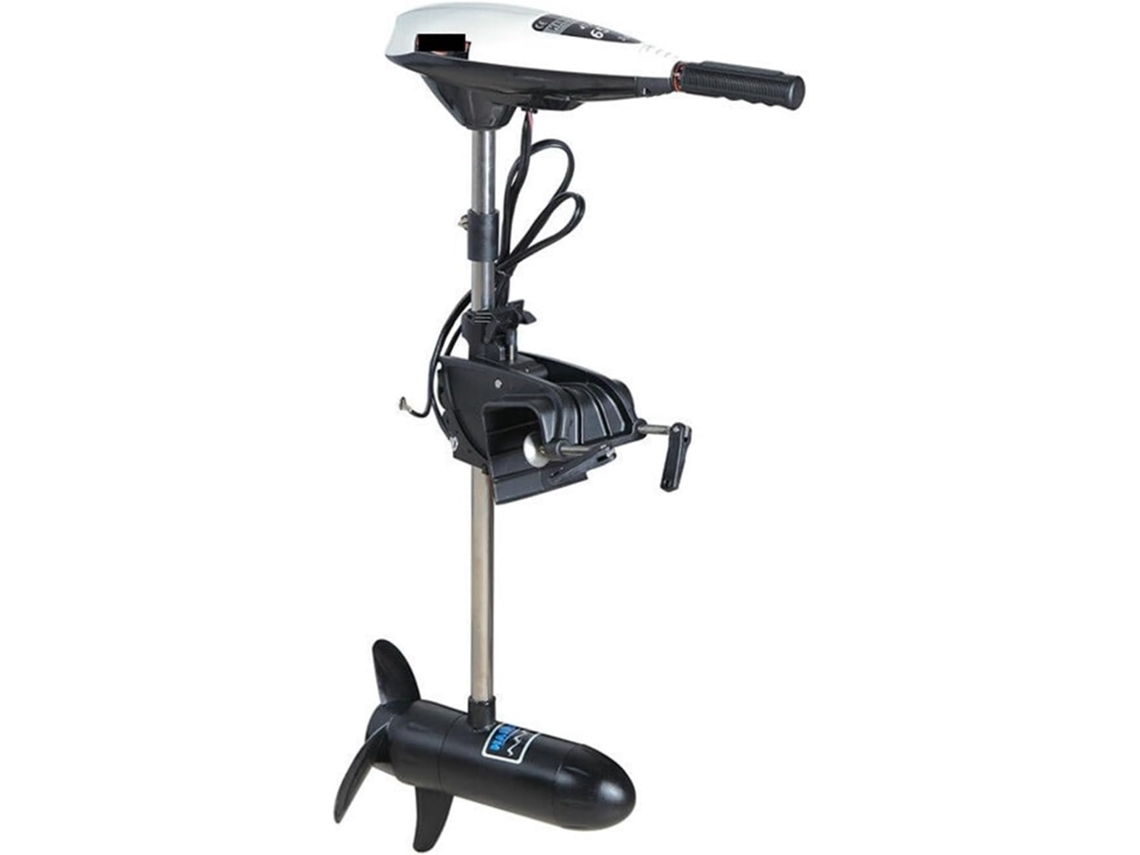 Motor Fueraborda Para Botes Inflables, Kayaks, Etc. Potente Hélice Marina Eléctrica De 12 V Y 65 Lb.