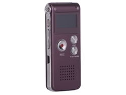 Mini grabadora de voz digital portátil de 16 Gb, dictáfono con reproducción de Mp3 USB, rosa