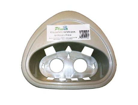 Pluvia soporte plastico manguera pared gris 84350124-0779-0