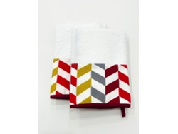 Juego 2 Paños De Cocina ILMH BY I LOVE MY HOME 50x50cm - Estampado Espiga