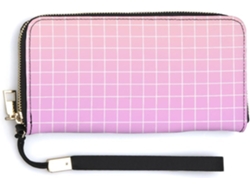 Cartera Cuero Con Cremallera Para Mujer Diseño Estampado