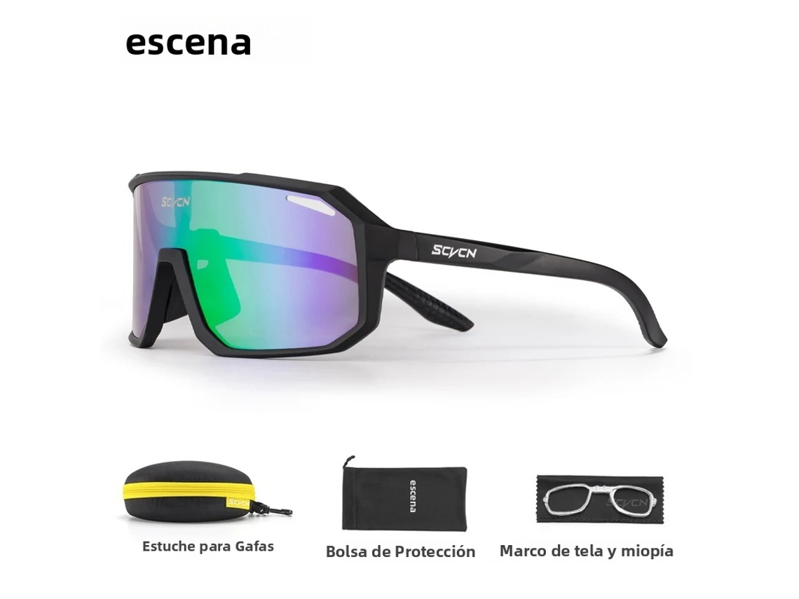 (modelo Estándar 4) Gafas De Ciclismo Fotocromáticas Unisex, Con Estuche, Protección Uv400