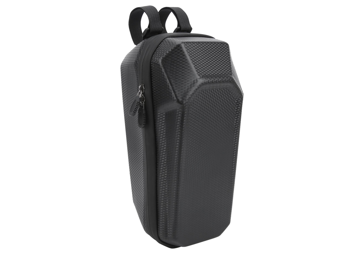 Bolsa para manillar de patinete eléctrico, gran capacidad, con cubierta rígida de EVA, impermeable, para suspensión delantera.