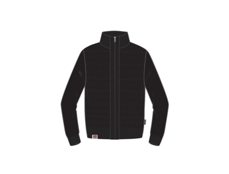 Camiseta de Hombre NAPAPIJRI Cremallera Trondheim Negro (M)
