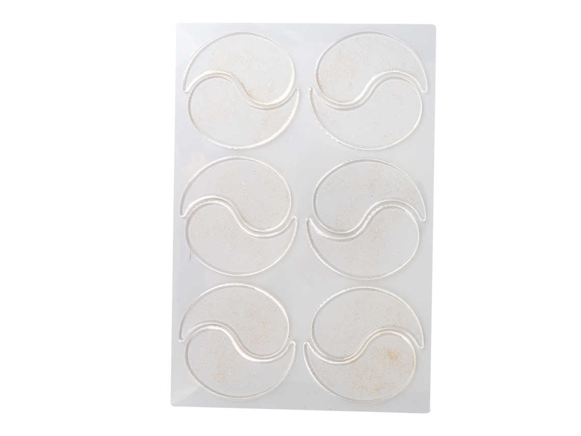 6 Pares Parches De Silicona Para Ojos Anti-arrugas Reutilizables Para Noche, Parches Inferiores Para Belleza En Casa Y Salón