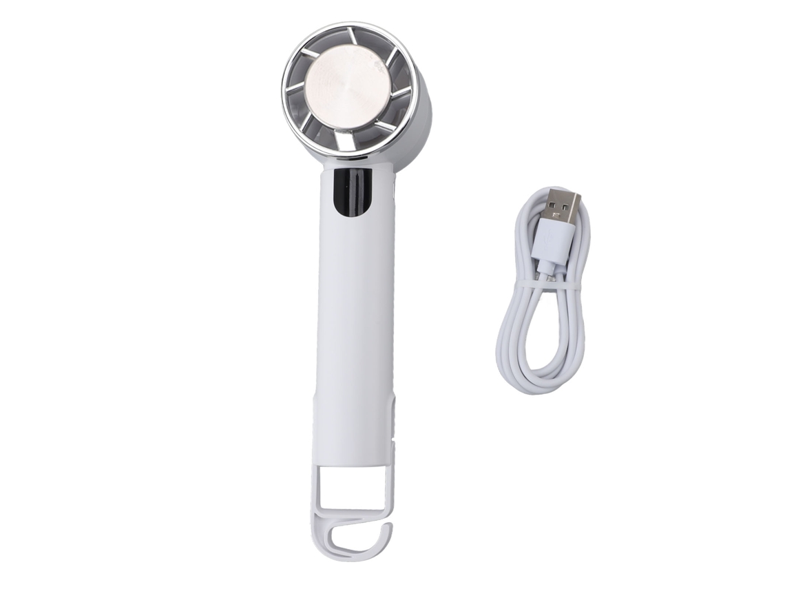 Ventilador Portátil Para Refrigeración De Semiconductores, Recargable Por Usb, 3 Velocidades, Mini, Para Escritorio Y Uso Portátil, Blanco.