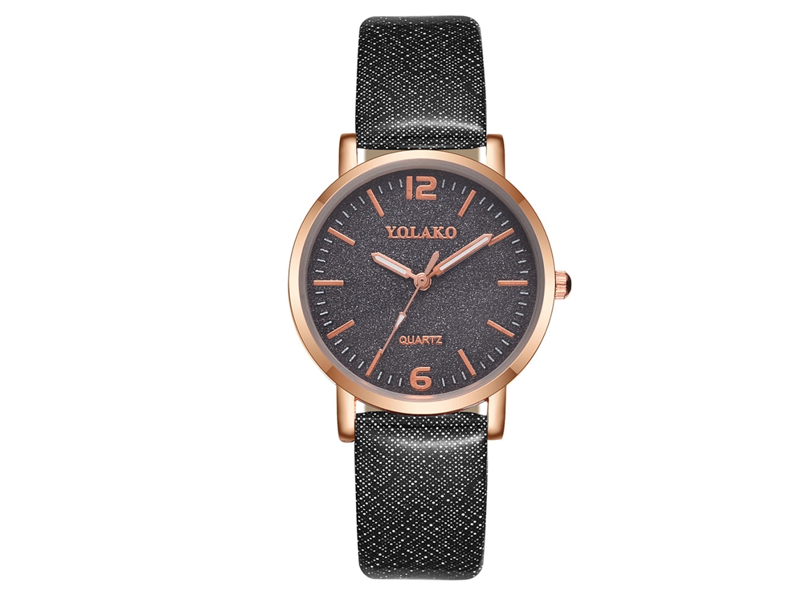 Reloj De Pulsera De Cuarzo Informal Para Mujer Vansvar Con Correa De Pu, Sencillo Y Moderno (rojo)