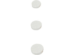 Conjunto de 10 Imanes BI-OFFICE IM131609 (Blanco - 3cm)