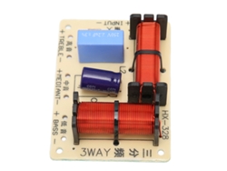 Divisor De Frequência 3 Vias 120w 3800hz Tweeter Mídia Baixo 5-8 Ohms Estável Para Alto-falante