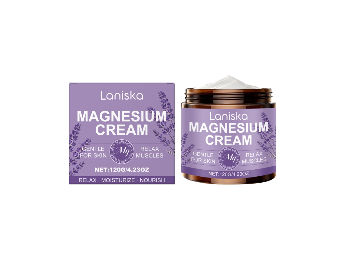 Crema de magnesio para el cuidado corporal