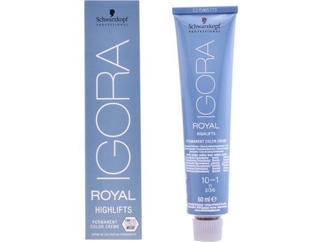 Tinte de Cabello SCHWARZKOPF Igora Royal Highlifts 10-1 (60 ml)