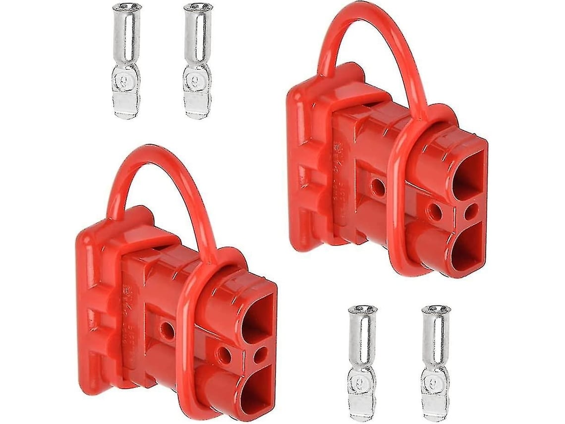 Rebe-conector De Batería 2 Piezas 600v 50a Rápido Desconexión Plug Eléctrico Con 4 Terminales Sxq Para Vehículos Eléctricos Y Maquinaria