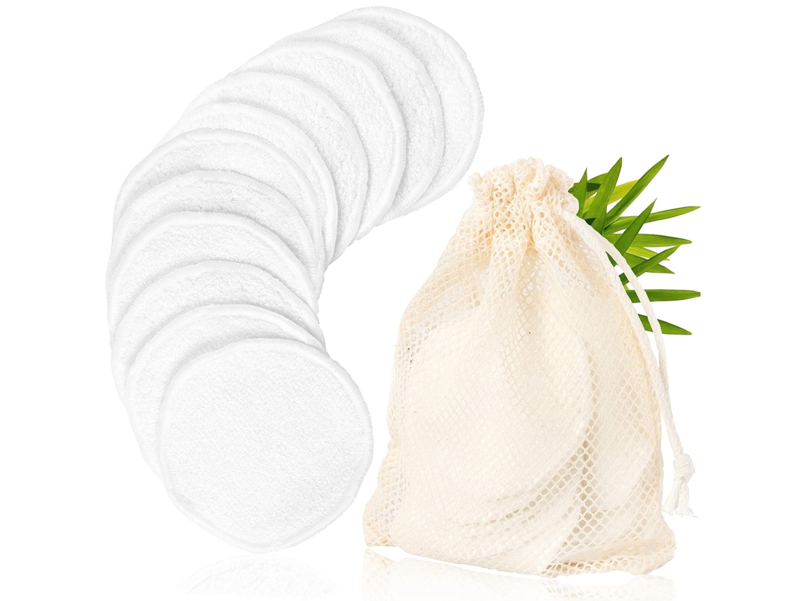 KOFIHETY Discos absorbentes lavables para lactancia, aptos para pieles sensibles, desmaquillantes reutilizables y ecológicos de alta absorción, ahorrando diner