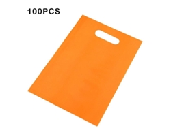 100 Bolsas De Plástico Ecológicas Multicolor Personalizables Con Asas Para Compras Y Regalos.