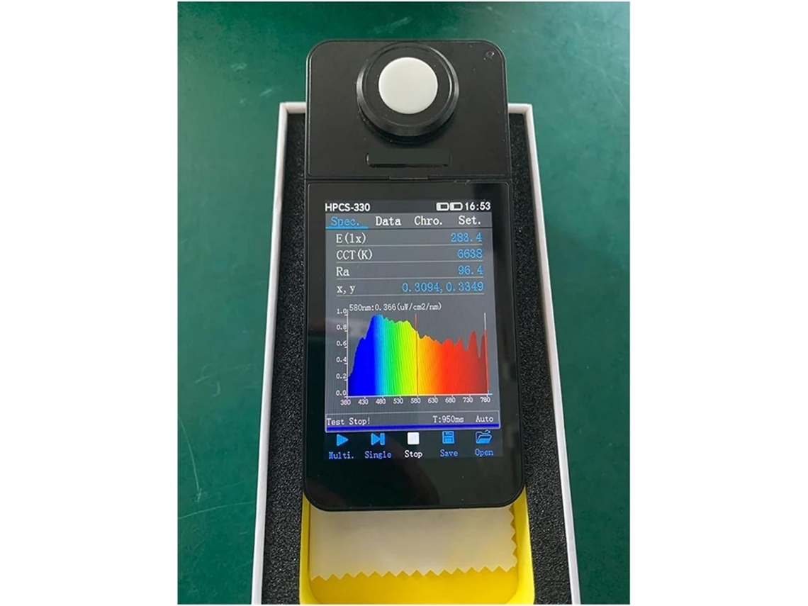 Espectrómetro De Luz Cri, Medidor De Lux, Cct