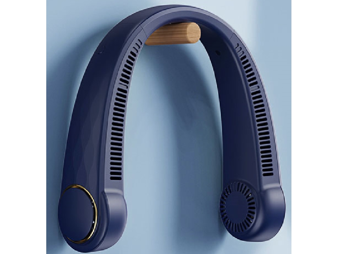 Ventilador De Cuello Portátil Con Función De Carga Usb, Sin Aspas, 2000 Mah, Ideal Para Actividades Al Aire Libre, Fácil De Usar Y Muy Durad
