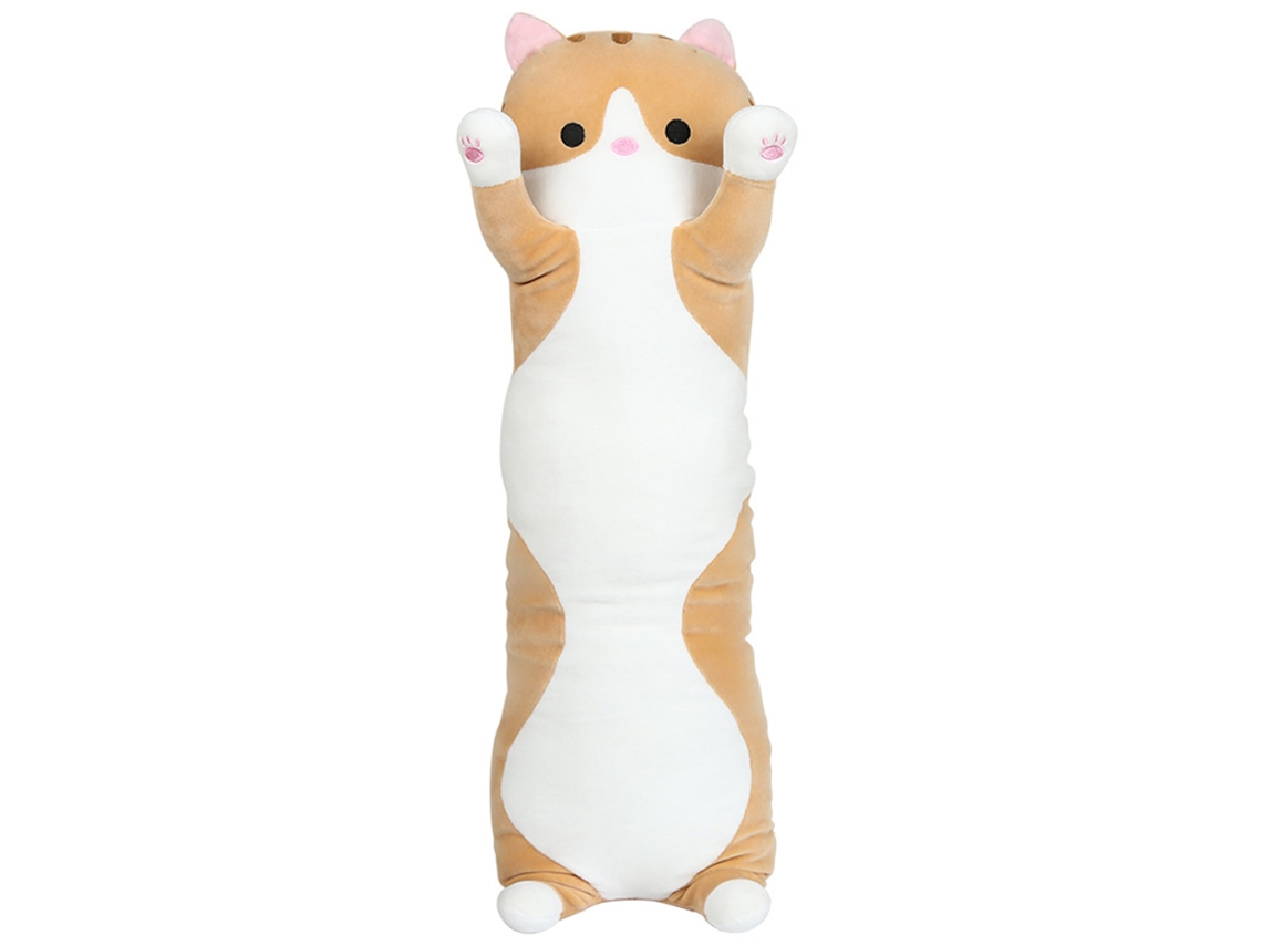 Ats-muñeco De Peluche Gato Durmiendo Almohada Antiestrés Juguete Regalo Para Niños Y Novia