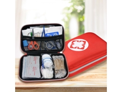 Botiquín De Primeros Auxilios De 184 Piezas Con Bolsa Impermeable Para Coche, Viajes, Hogar, Camping Y Senderismo.