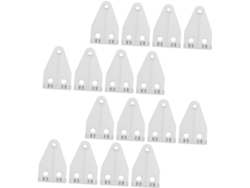 Juego de 16 ganchos para persianas venecianas, kit de fijación para cortinas transparentes y duraderas, accesorios Slowmoose