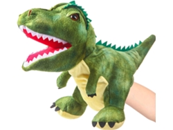 Marioneta Dinosaurio de peluche verde de 11 pulgadas (Idade Mínima Recomendada: 1 ano)