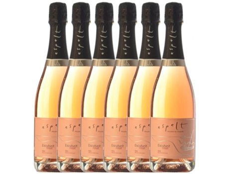 Espumante ESPELT Espelt Escuturit Rose Monastrell Brut Cava Reserva (0.75 L - 6 unidades)