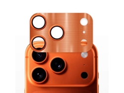 Protector Cámara Metalizado Naranja Para Iphone 17 Pro Max