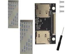 Tarjeta De Conexión Antiinterferencias Para Adaptador De Disco Duro Dual Sata A Zif En El