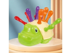 (verde) Juguete De Motricidad Fina Para Preescolar, Juguete Sensorial De Erizo, Ejercicio Sensorial Educativo Para Niños